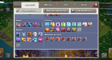Conta Topzera Cv17 + Liga Lendária + 6 Construtores
