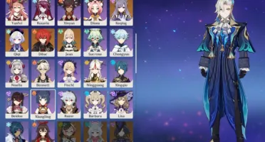 Conta genshin america Ar 56 11 personagens de 5 STAR