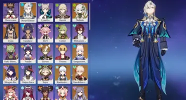 Conta genshin america Ar 56 11 personagens de 5 STAR