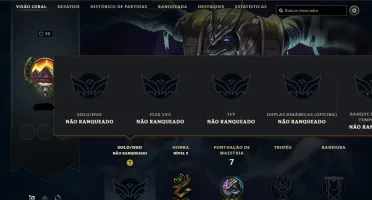Conta de LOL