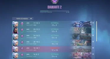 Conta SMURF DIAMANTE VALORANT