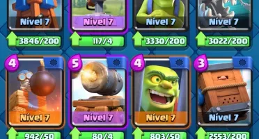 Conta Clash Royale, REI 12, Todas as cartas - Leia