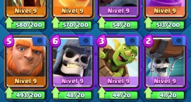 Conta Clash Royale, REI 12, Todas as cartas - Leia