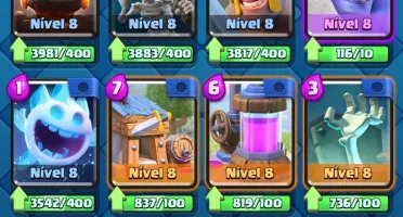 Conta Clash Royale, REI 12, Todas as cartas - Leia