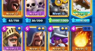 Conta Clash Royale, REI 12, Todas as cartas - Leia