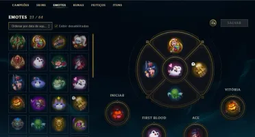 CONTA LEAGUE OF LEGENDS LOL 84 SKINS SÓ SKIN TOP GOLD 3 E +