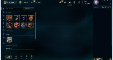 CONTA LOL NÍVEL 66 - 17 SKINS - 42 CAMPEÕES - UNRANKED
