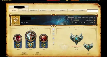 Conta League Of Legends
