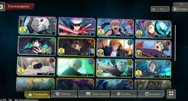 Conta do Jujutsu Kaisen Mobile LEV 22