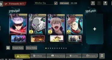 Conta do Jujutsu Kaisen Mobile LEV 22