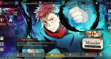 Conta do Jujutsu Kaisen Mobile LEV 22