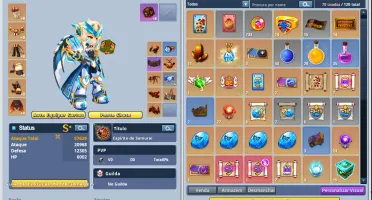 Conta do Grand Chase Classic Personagem Veigas LEV 85