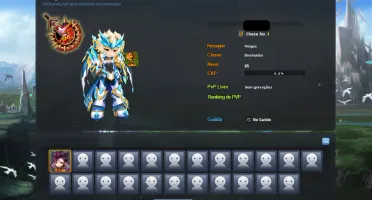 Conta do Grand Chase Classic Personagem Veigas LEV 85