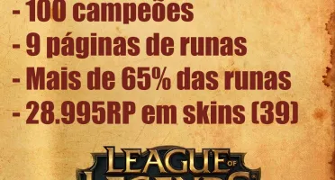 ★ Promoção - 80% dos campeões (100) com 9 páginas de runa!