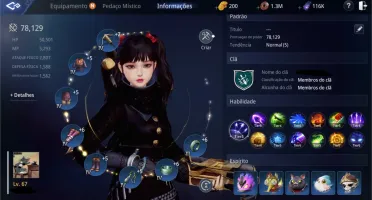 conta mir4 78k de poder lvl.67 , NA102.