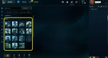 Smurf Gold4 Skins/Espólio