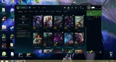 CONTA PLATINA 1 29 CHAMPS 1 SKIN MMR BOM 62% WINRATE