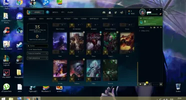 CONTA PLATINA 1 29 CHAMPS 1 SKIN MMR BOM 62% WINRATE