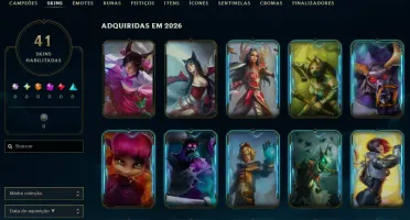 [Entrega Automática] Lol Ferro, 45K Ea, 41 Skins, Lvl 30!