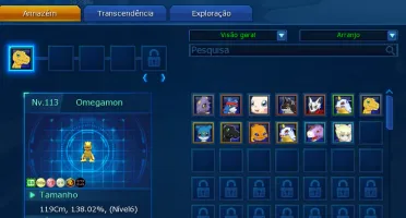 conta early-mid game ladmo omega, OMEGAMON X B e outros