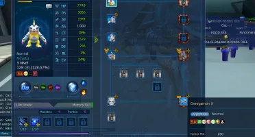 conta early-mid game ladmo omega, OMEGAMON X B e outros