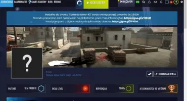 CONTA GLOBAL CS GO