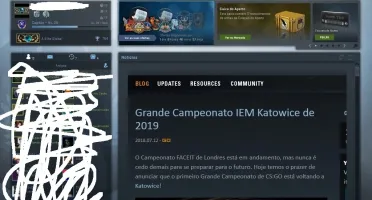 CONTA GLOBAL CS GO