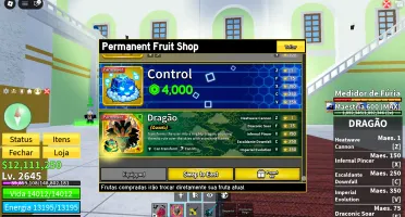 Conta de Blox fruits end game, MUITO boa!!