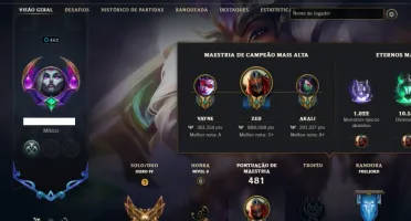 Ouro 4 com TODOS os champs e 211 Skins + 888k de Zed