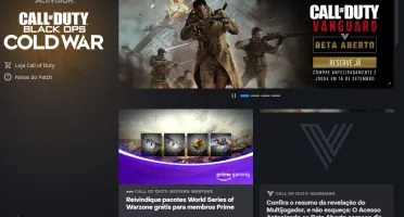 conta blizzard com cold war e skin warzone
