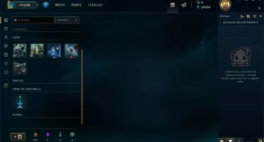 Conta Unranked LV 30 + 20 campeões + 24.260 EA
