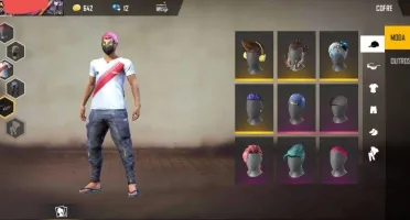 Conta Free fire com 10 Personagens