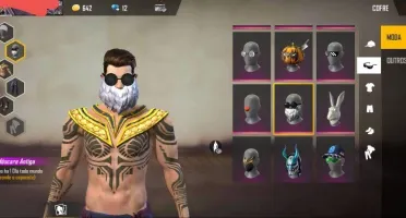 Conta Free fire com 10 Personagens