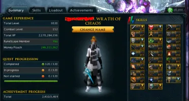 account full gear, 16b bank, 4k solo zamy and telos