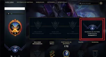 Conta unranked (Dima 2 Season passada) 31 skins e 68 champs
