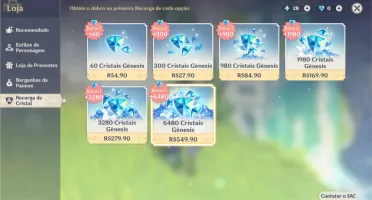 Conta Ar 25-Xiao-Diluc-Qiqi-Alow-Espada Celestial