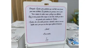 Kit 1 Caneca e Caixa MDF 12 cm Personalizadas