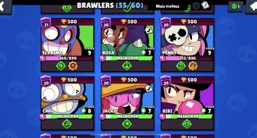 conta muito boa brawl stars lvl 123