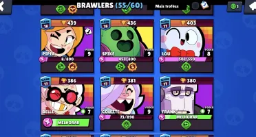 conta muito boa brawl stars lvl 123