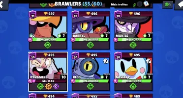 conta muito boa brawl stars lvl 123