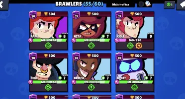 conta muito boa brawl stars lvl 123