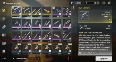 Wuthering Waves Rank 46 Galbrena+Assinatura e Shorekeeper
