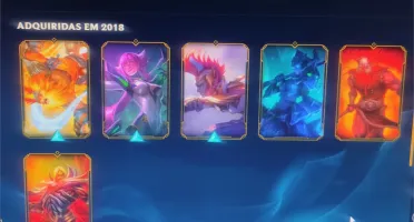 Conta lvl 105 , 136 champions