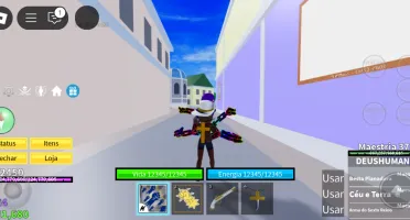 4 Contas De Blox Fruits   (Lv 2450)