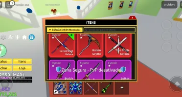 BLOX FRUITS KING LEGACY E FRUIT SEAS OLHAR A DESCRIÇÃO
