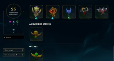 CONTA LOL TODOS OS CHAMPS E 117 SKINS