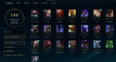 Conta Lol gold V