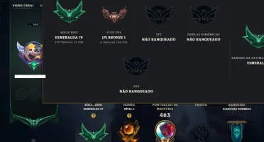 Esmeralda 4 com TODOS os Champs e 112 Skins ( MID / ADC )