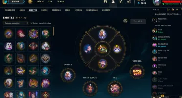 Conta league of legends 358 skin