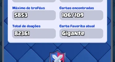 Conta Clash Royale lvl 44
